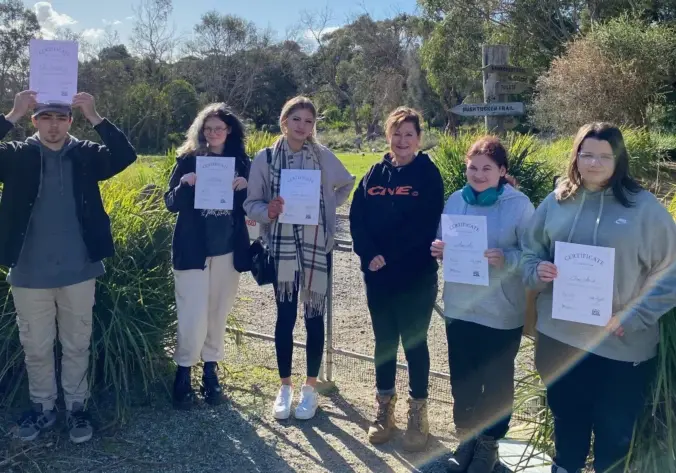 Outback Chef's Wild Food Farm Students